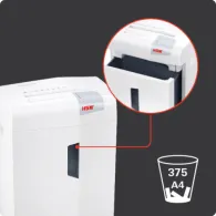 Niszczarka dokumentów HSM Shredstar X15 1030121 - ścinki 4,0x37mm, 15 arkuszy 80 g, kosz 26 l, P-4, Biała