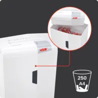 Niszczarka dokumentów HSM Shredstar X10 1045111 - ścinki 4,5x35mm, 10 arkuszy 80 g, kosz 20 l, P-4, Biała
