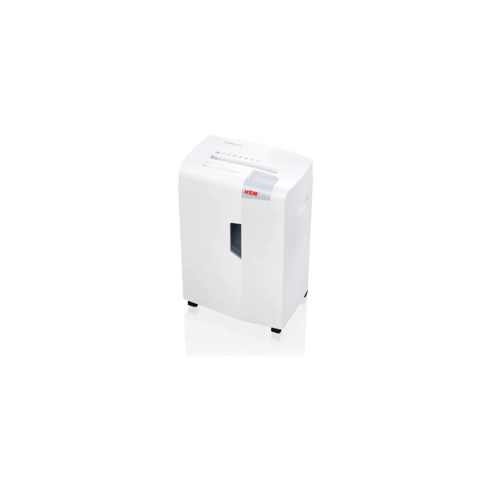 Niszczarka dokumentów HSM Shredstar X13 1057121 - ścinki 4,0x37mm, 13 arkuszy 80 g, kosz 23 l, P-4, Biała