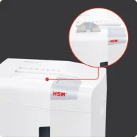 Niszczarka dokumentów HSM Shredstar X13 1057121 - ścinki 4,0x37mm, 13 arkuszy 80 g, kosz 23 l, P-4, Biała