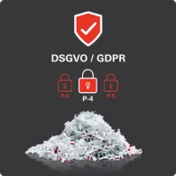 Niszczarka dokumentów HSM Shredstar X13 1057121 - ścinki 4,0x37mm, 13 arkuszy 80 g, kosz 23 l, P-4, Biała