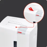 Niszczarka dokumentów HSM Shredstar X24 1039111 - 4 x 37 mm, osobny mech. tnący CD, Biała