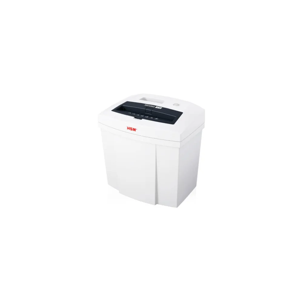 Niszczarka dokumentów HSM Securio C14 2250111 - paski 3,9mm, 10-12 arkuszy 80 g, kosz 20 l, Biała