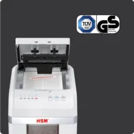 Niszczarka dokumentów HSM shredstar Autofeed X300 1037111 - 4x12mm, P4, Biała