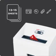 Niszczarka dokumentów HSM Pure 420 2343111 - ścinki 4,5x30mm, 13-15 arkuszy 80 g, kosz 35 l, Biała