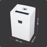 Niszczarka dokumentów HSM Pure 420 2343111 - ścinki 4,5x30mm, 13-15 arkuszy 80 g, kosz 35 l, Biała