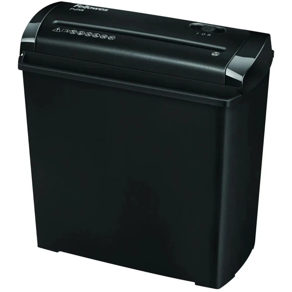 Niszczarka dokumentów Fellowes P-25S 4701001 - P-1, 11 l, Czarna