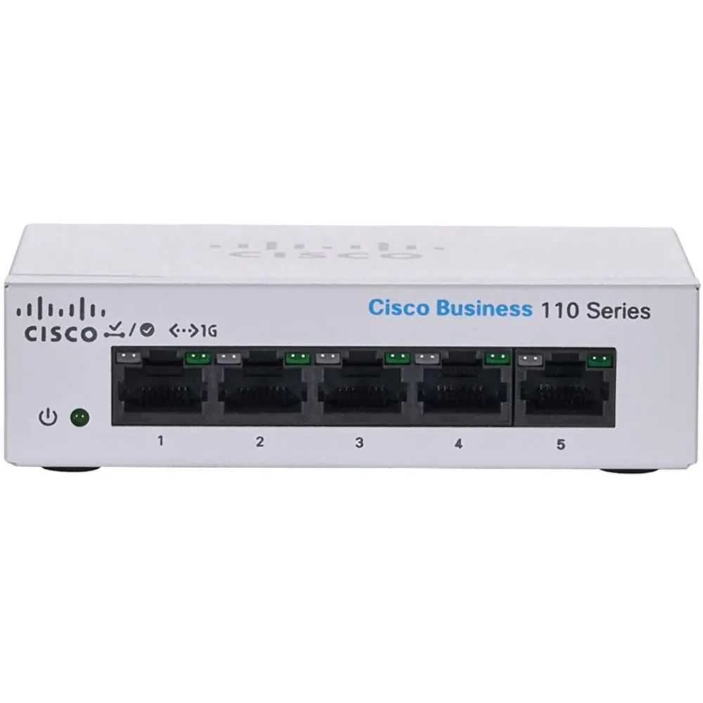 Switch niezarządzalny Cisco CBS110-5T-D-EU, 5x 10|100|1000Mbps | Sklep ITnes.pl, IT for BUSINESS