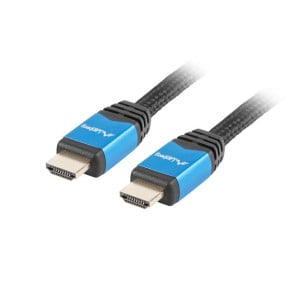 Kabel Lanberg Premium HDMI 2.0 CA-HDMI-20CU-0010-BL - zdjęcie poglądowe 2