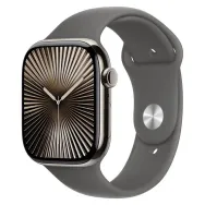 Smartwatch Apple Watch 10 MWXD3ET/A - 42 mm, GPS + Cellular, naturalny tytan z paskiem sportowym górska szarość, S|M