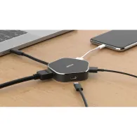 Replikator portów D-Link 4in1 USB-C DUB-M420 - 2x USB-A 3.0, USB-C, HDMI 1.4, PD 60W