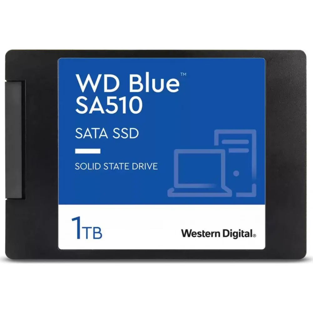 Dysk SSD 1TB SATA 2,5" WD Blue SA510 WDS100T3B0A-00AXR0, 2,5", SATA III, 560-520MBps | Sklep ITnes.pl, IT for BUSINESS