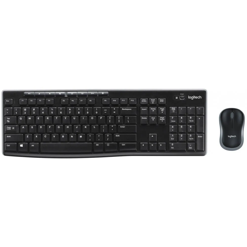 Zestaw bezprzewodowy klawiatura i mysz Logitech MK270 DE - Czarny - 920-004511 | Sklep ITnes.pl - IT for BUSINESS