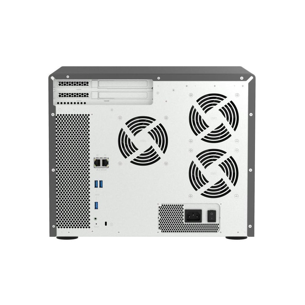 Serwer NAS QNAP Tower TS-1655-JYJ6 - Tower/Intel Atom C5125/128 GB RAM/96 TB/12 wnęk/2 x M.2/hot-swap/3 lata Door-to-Door - zdjęcie