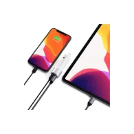 Ładowarka samochodowa Satechi Dual 72W ST-TCPDCCS - USB-C 60W, USB-A 12W, Srebrna