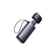 Czytnik kart pamięci Baseus WKQX060013 - USB 3.0, SD i microSD, Szary