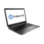 Laptop HP ProBook 450 G2 J4S55EA - i3-4030U, 15,6" HD, RAM 8GB, HDD 750GB, Czarno-srebrny, DVD, Windows 7 Professional, 1 rok DtD - zdjęcie 1