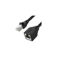 Kabel przedłużacz Unitek Ethernet RJ-45 CAT.6 STP C1896BK-0.5M, 50 cm, Czarny | Sklep ITnes.pl, IT for BUSINESS