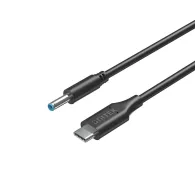 Kabel Unitek C14117BK-1.8M zasilający do HP, 65W, USB-C do DC 4,5mm, 1,8 m | Sklep ITnes.pl, IT for BUSINESS