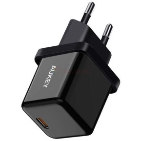 Ładowarka sieciowa AUKEY USB-C PA-F5 OEM BLACK - zdjęcie poglądowe 1