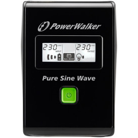 Zasilacz awaryjny UPS PowerWalker VI 600 SW/FR - 600VA|360W, topologia line-interactive