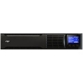 Zasilacz awaryjny UPS FSP/Fortron Champ 1K Rack PPF9001401 - Rack 1U, 3 gniazda schuko, 1000VA|900W, Topologia online