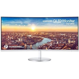 Monitor Samsung LC34J791WTPXEN - 34"/3440x1440 (UWQHD)/100Hz/21:9/zakrzywiony/VA/4 ms/Biały