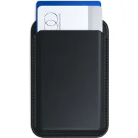 Portfel i podstawka Satechi Vegan-Leather Wallet Stand do iPhone z MagSafe ST-VLWK, Wegańska skóra, Czarny | Sklep ITnes.pl, IT 