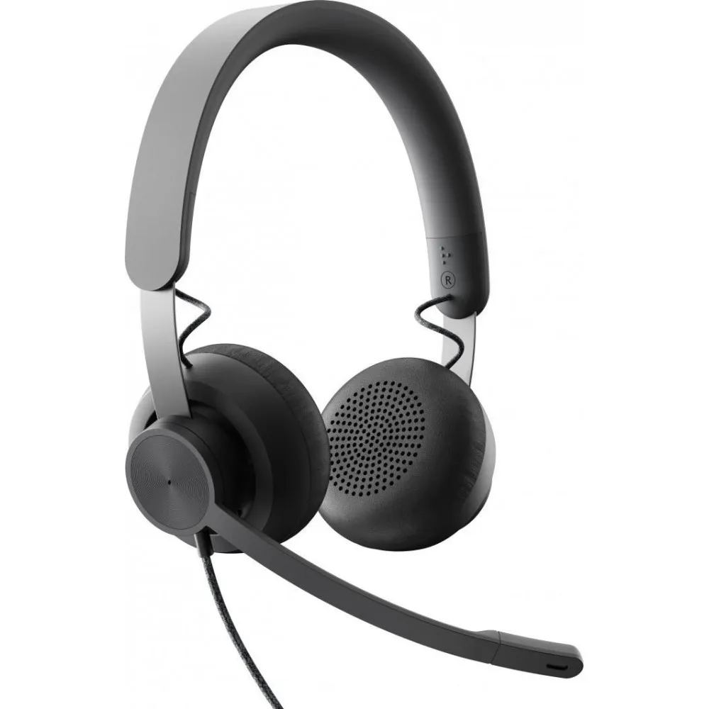 Słuchawki nauszne Logitech Zone Wired MSTeams 981-000875 - Szare | Sklep ITnes.pl - IT for BUSINESS