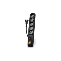 Listwa zasilająca antyprzepięciowa Acar F5 - 5 gniazd, 5 m Czarna - W0103 | Sklep ITnes.pl - IT for BUSINESS
