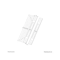 Uchwyt VESA Neomounts by Newstar VESA Conversion Brackets VESA 400/450/500/550/600 AWL-250BL16 - Czarny