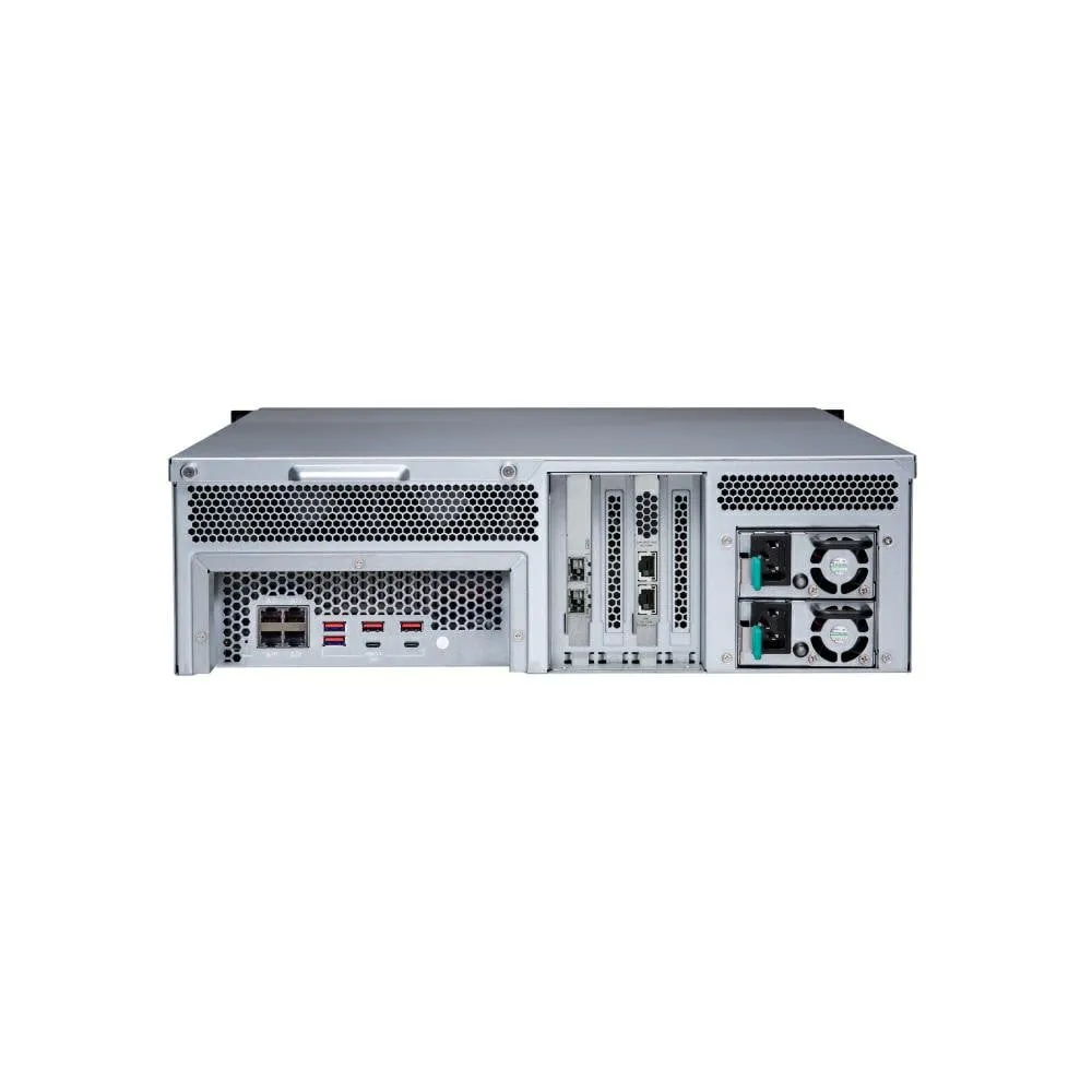 Zdjęcie produktu Serwer NAS QNAP Rack TS-H1683XU-RP-E2236-1ULC - Rack (3U)/Intel Xeon E-2236/128 GB RAM/40 TB/16 wnęk/hot-swap/3 lata Carry-in