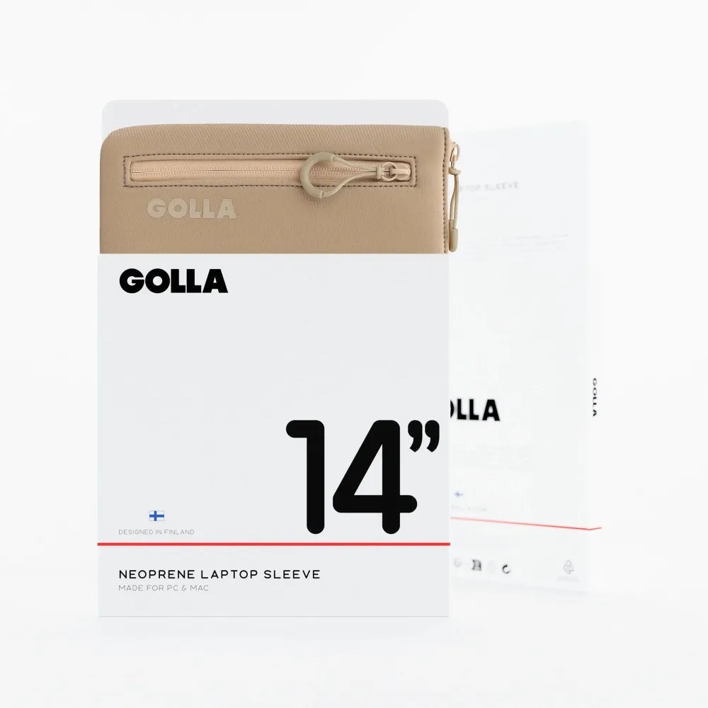 Etui na laptopa Golla Neoprene Laptop Sleeve 14" 601660, Brązowe | Sklep ITnes.pl, IT for BUSINESS