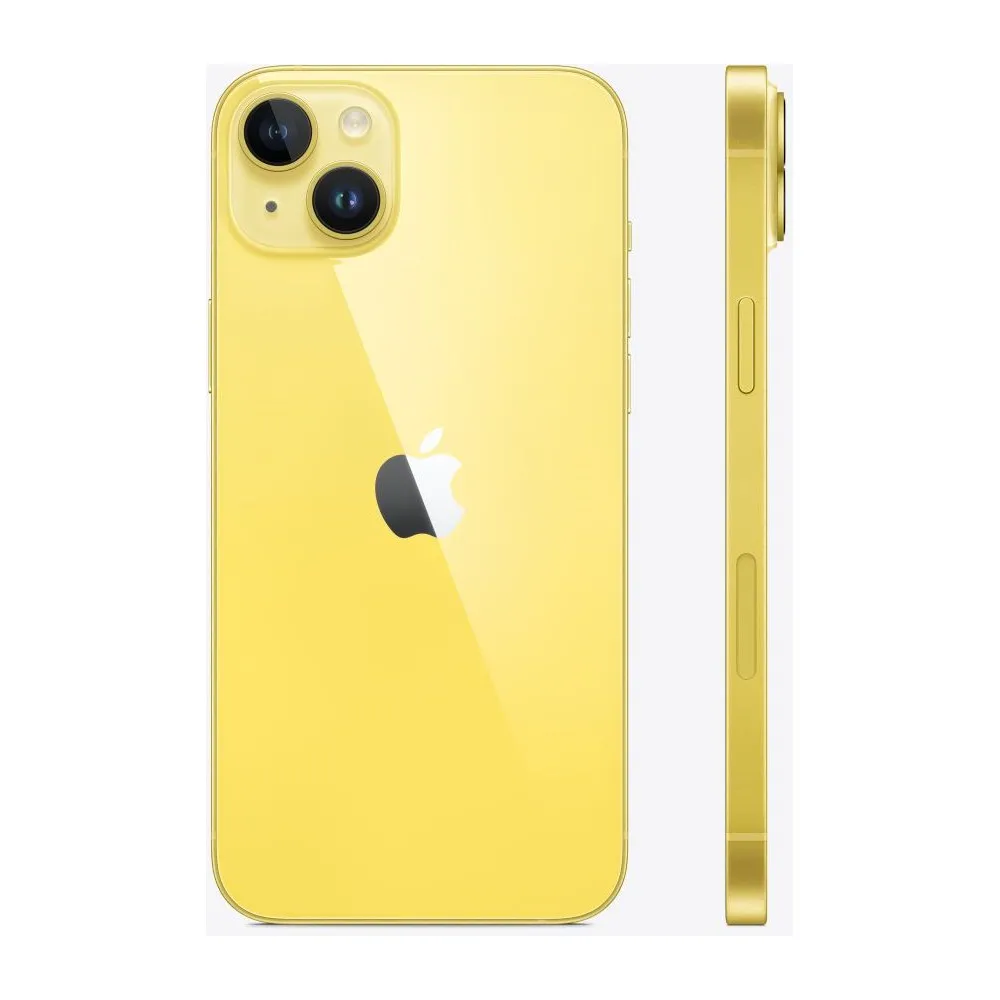 Zdjęcie produktu Smartfon Apple iPhone 14 Plus MR6G3PX/A - A15 Bionic/6,7" 2778x1284/512GB/RAM 6GB/5G/Żółty/12+12Mpix/iOS/1 rok Carry-in