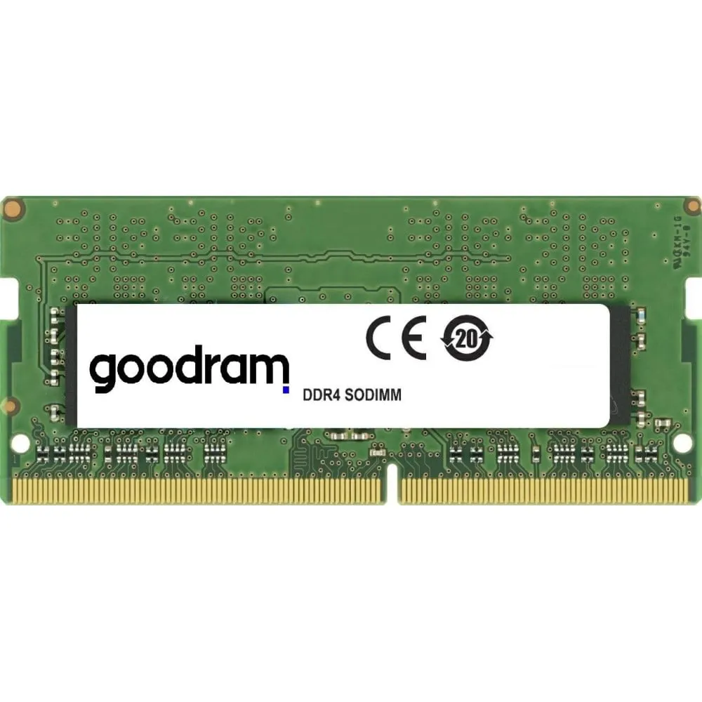 Pamięć RAM 1x16GB SO-DIMM DDR4 GoodRAM GR3200S464L22/16G, 3200MHz, CL22, Non-ECC, 1,2 V | Sklep ITnes.pl, IT for BUSINESS Pamięć RAM 1x16GB SO-DIMM DDR4 GoodRAM GR3200S464L22/16G, 3200MHz, CL22, Non-ECC, 1,2 V | Sklep ITnes.pl, IT for BUSINESS
