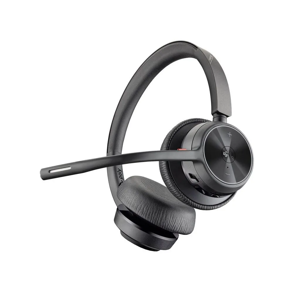 Słuchawki nauszne Poly Voyager 4320 Microsoft Teams Certified USB-C Headset BT700 dongle 77Z30AA - Czarne Słuchawki nauszne Poly Voyager 4320 Microsoft Teams Certified USB-C Headset BT700 dongle 77Z30AA - Czarne