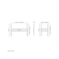 Uchwyt ścienny Neomounts by Newstar Flat Screen Wall Mount 60-100" LFD-W1500 - Czarny