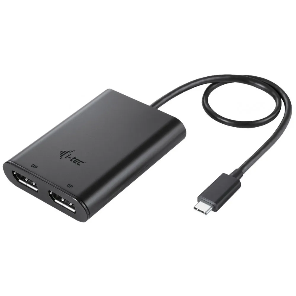 Adapter i-tec USB-C, 2x DisplayPort 4K Ultra HD C31DUAL4KDP - zdjęcie poglądowe 1 Adapter i-tec USB-C, 2x DisplayPort 4K Ultra HD C31DUAL4KDP - zdjęcie poglądowe 1