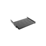 Półka do szaf 19" Lanberg AK-1006-B - wysuwana, 1U, udźwig do 60kg, tylko do szafy stojącej 19" (FF01 i FF02) o głębokości 600mm