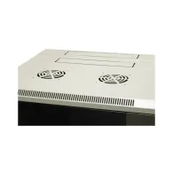 Szafa 19" 12U Emiter EM/AH6512, 600 x 550 x 635mm, drzwi blacha|szkło, dwusekcyjna | Sklep ITnes.pl, IT for BUSINESS