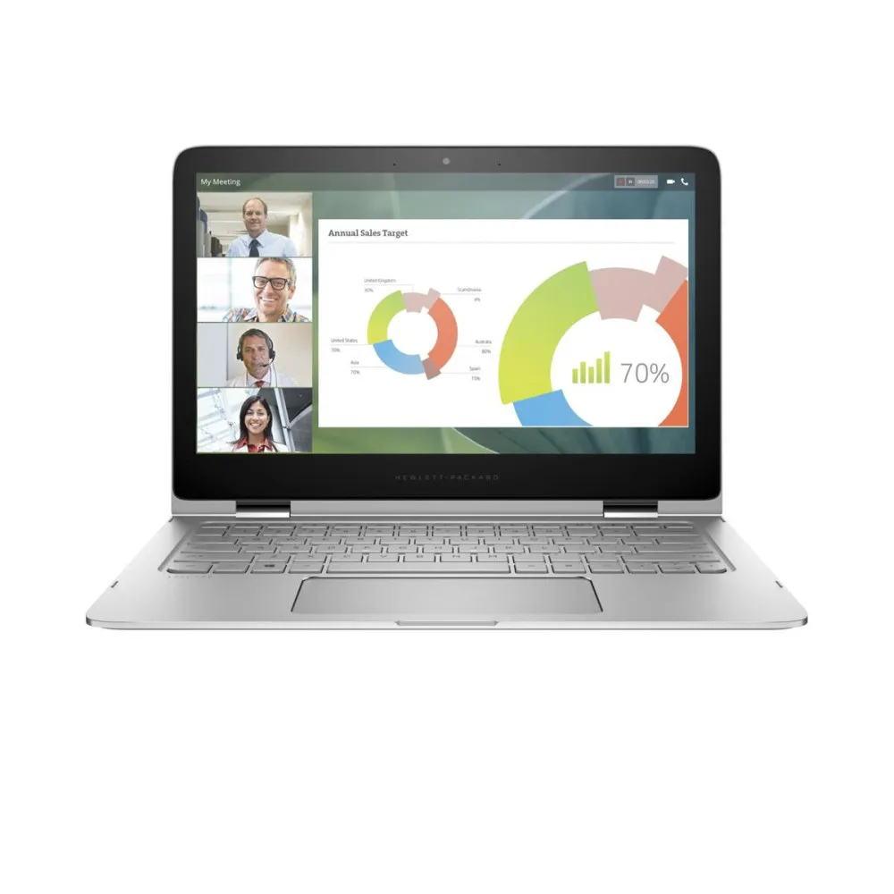 Zdjęcie produktu Laptop HP Spectre Pro x360 V1B00EA - i7-6600U/13,3" QHD dotykowy/RAM 8GB/SSD 256GB/Srebrny/Windows 10 Pro/3 lata Carry-in