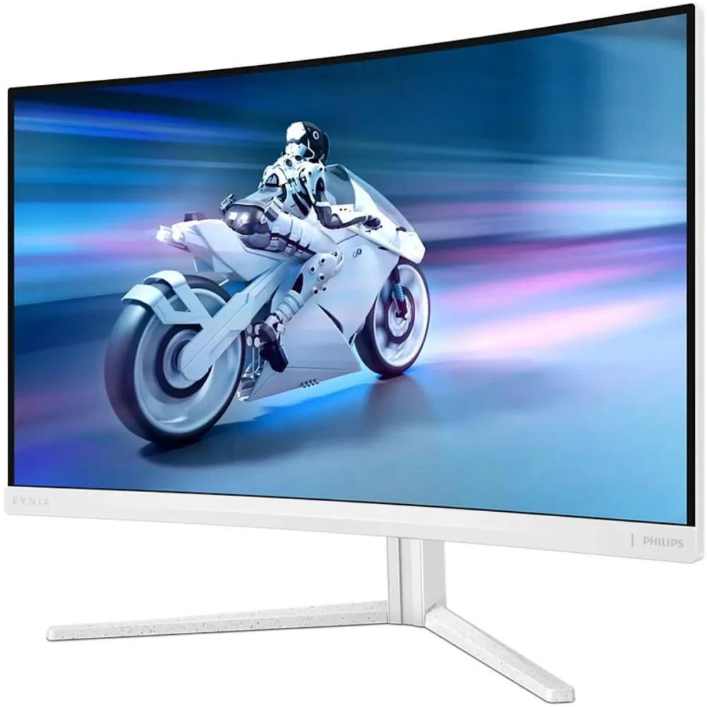 Monitor Philips Evnia 32M2C5501/00 - 31,5"/2560x1440 (QHD)/180Hz/zakrzywiony/VA/HDR/1 ms/Biały - zdjęcie