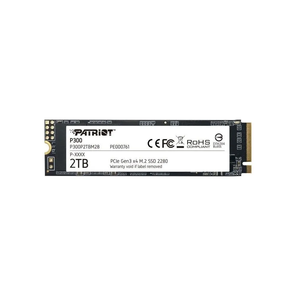 Dysk SSD 2TB Patriot P300 P300P2TBM28, 2280, PCIe 3.0 x4, NVMe, 2100-1650MBps | Sklep ITnes.pl, IT for BUSINESS