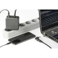 Uniwersalna ładowarka laptopa Gembird USB-C 60W NPA-PD60-01 - wymienne końcówki