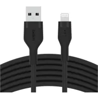 Kabel silikonowy Belkin USB-A, Lightning CAA008BT1MBK - zdjęcie poglądowe 3