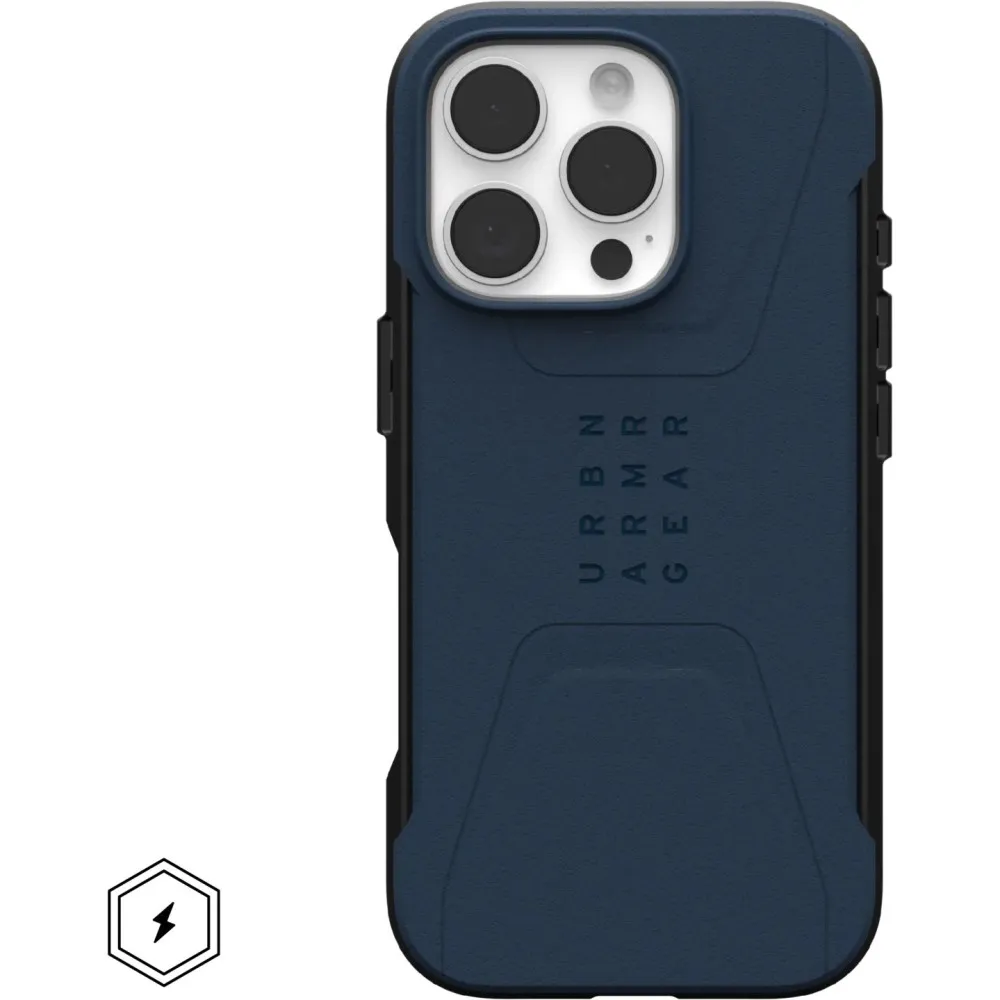 Etui ochronne na smartfon UAG Civilian Magsafe do iPhone 16 Pro z MagSafe 114444115555, Niebieskie | Sklep ITnes.pl, IT for BUSI