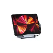 Replikator portów i podstawka pod iPada Satechi ST-TCSHIPM - USB-C, USB-A, 4K HDMI, czytniki kart microSD i SD, Audio, Szary