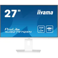 Monitor iiyama ProLite XUB2797QSN-W2, 27", 2560x1440 (QHD), 100Hz, IPS, 1 ms, pivot, USB-C, Biały | Sklep ITnes.pl, IT for BUSIN