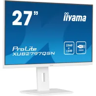 Monitor iiyama ProLite XUB2797QSN-W2, 27", 2560x1440 (QHD), 100Hz, IPS, 1 ms, pivot, USB-C, Biały | Sklep ITnes.pl, IT for BUSIN