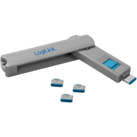 Blokada portów USB LogiLink USB-C Port Blocker x4 AU0052 - zdjęcie poglądowe 1